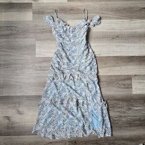 ASTR The Label Floral Ruffle Maxi Dress – Size Small (NWT)